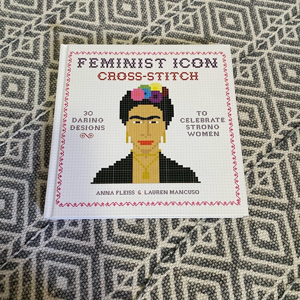 *3 for $12* Feminist Icon Cross Stitch Book